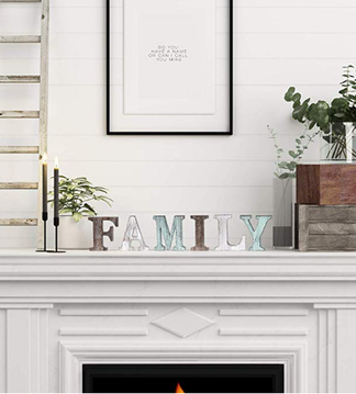 wood family sign